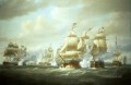 Nicholas Pocock Duckworth s Aktion aus San Domingo 6 Februar 1806 Seeschlachten